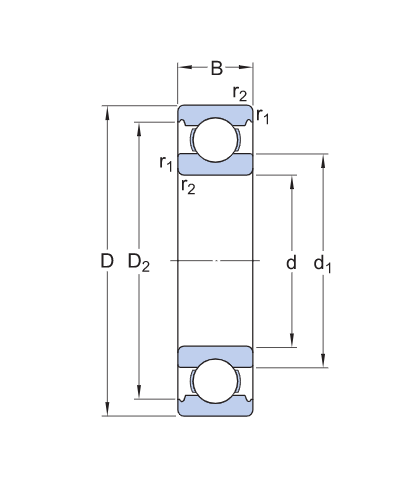 High Quality 6002-2Z  6002-2RS 6002-RS Deep Groove Ball  Bearing 15*32*9mm  CHROME STEEL
