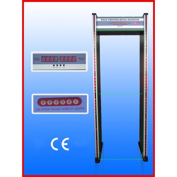 Walk-through Metal Detector door，Door frame metal detector, JLS-200(6 Zones&LED display)