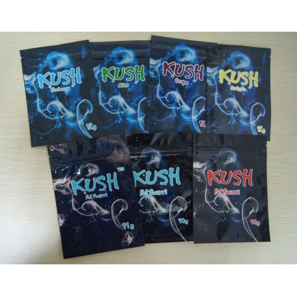 Herbal Incense Zip Plastic Bags 2.5g Pink KUSH Blend Potpourri