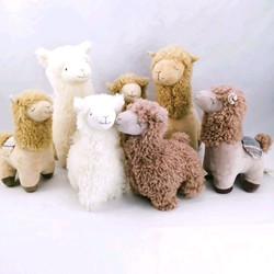 Brinquedo enchido enchido do presente de aniversário do brinquedo da suficiência do projeto alpaca branca macia criativa favorito confortável bonito popular