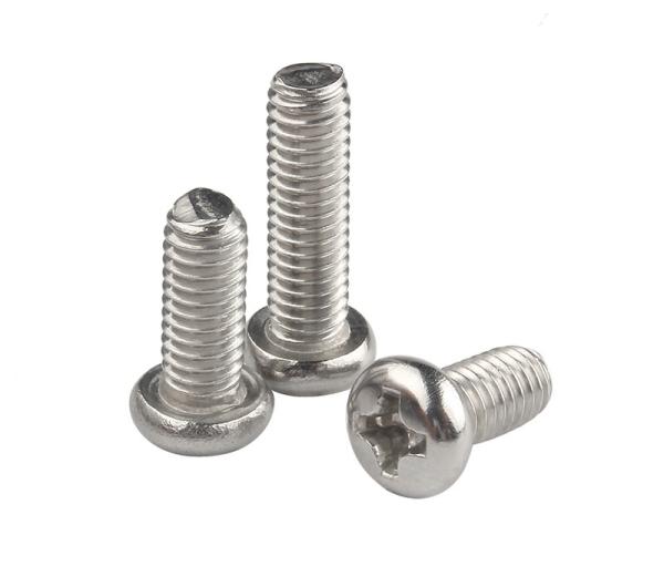 ANSI Nickel Plated Machine Screws Din 7985 M4  White Zinc Plating