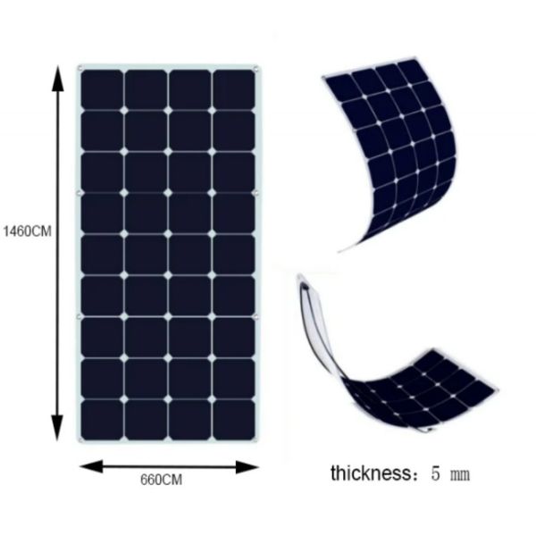 Ноутбук Гибкие солнечные батареи Ультратонкие солнечные батареи Зарядное устройство 110W
