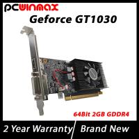 PCWINMAX Geforce GT 1030 2GB DDR4 64Bit Tarjeta gráfica de ordenador bajo perfil HD DVI salidas GPU