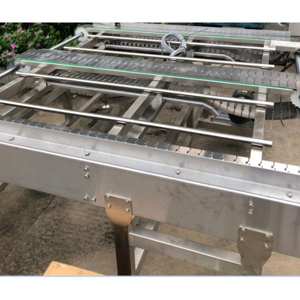 Лоток нержавеющей стали 304 прямой транспортируя транспортер предкрылка цепной