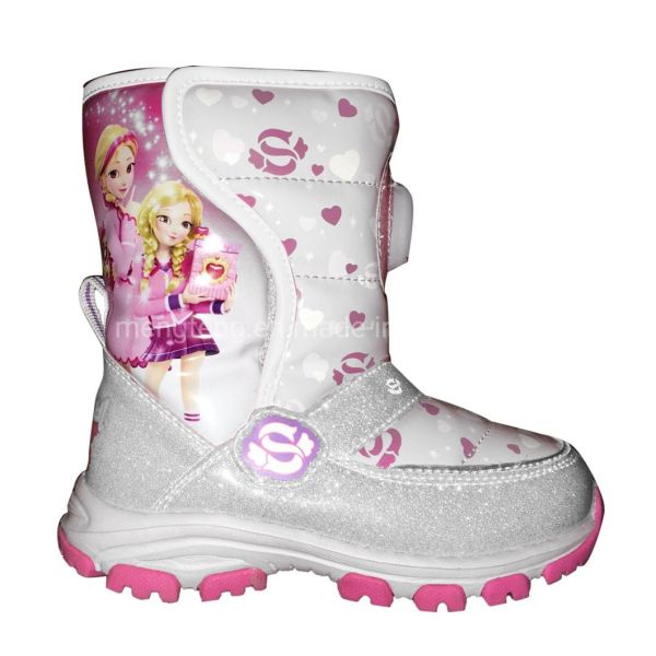 Magic Tape Non Slip Soft Winter Snow Boots For Kids