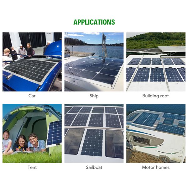 Waterproof 300W 320W 350W Mono Flexible Solar Panels