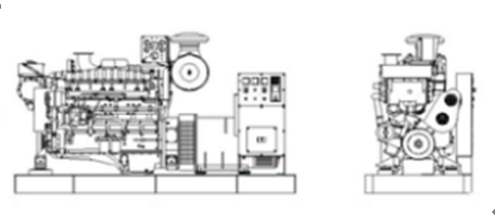 набор генератора Кумминс 60хз 220В 70кв 88ква морской дизельный 6БТ5.9-ГМ100 ККФДЖ-70ДЖ6