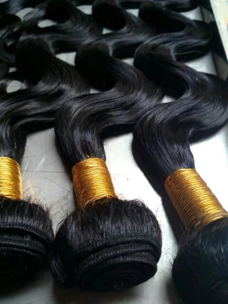 Brazilian virgin hair 100% REMY hair weft/hair weaving/hair bulk,10‘’ 6A hair weaving  color 1#/1B#