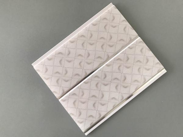 Ghana and Nigeria glossy printing 6mm silver line pvc ceiling panel easy to clean 200*6mm