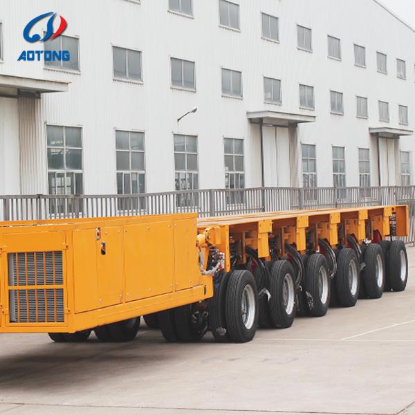 12 Axle Modular Lowbed Trailer with 300 Tons Capacity