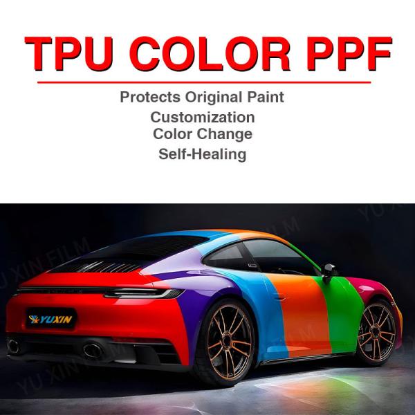Agutec TPU Colored Paint Protection Film Anti Scratch Color Change PPF Body Wrap