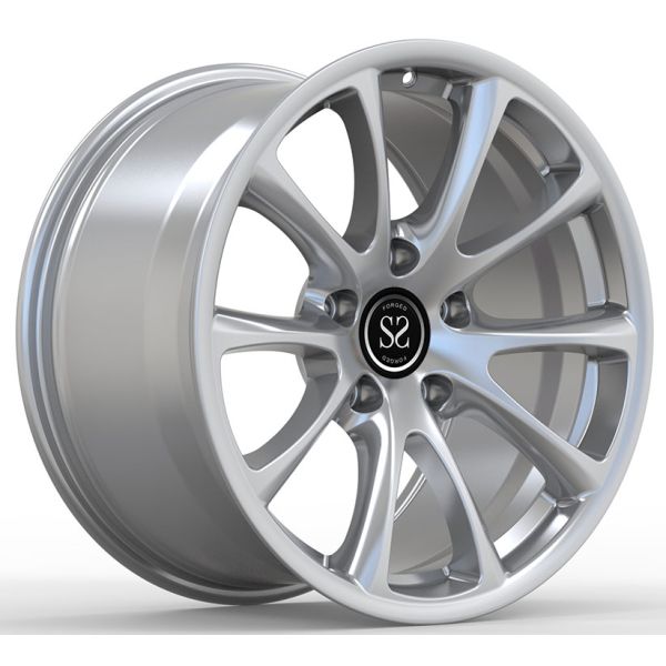 VW Jetta gli 2022 Silver 1 Piece Forged Wheels 19x8.5