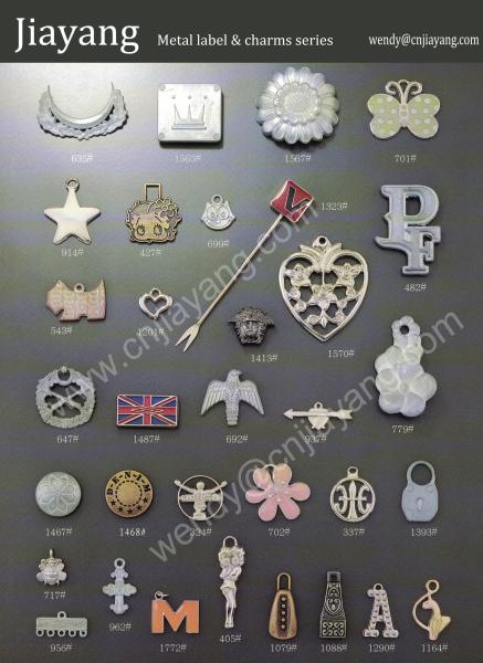 Wholesale metal tag charm gold charm pendant shoe charm