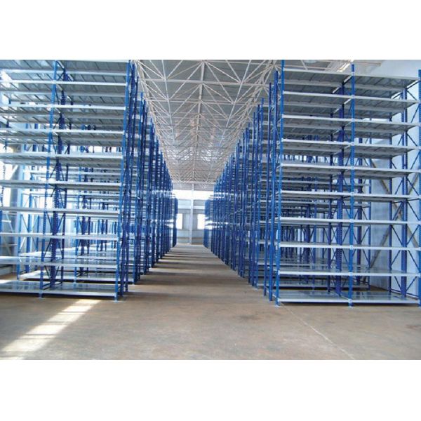 Estante de almacenamiento de acero de carga media con marco vertical y vigas Servicio OEM