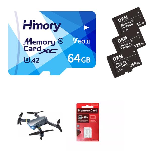 OEM ODM Drone Sd Card 64gb 128gb 256gb 4K Tf Card CE ROHS FCC