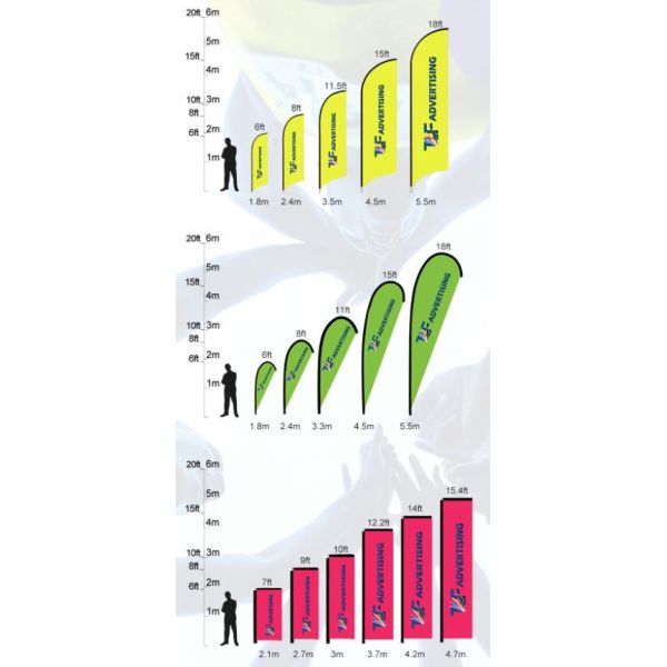 Polyester Fabric Custom Flag Banners , Roadside Advertising Banners Fiberglass Pole