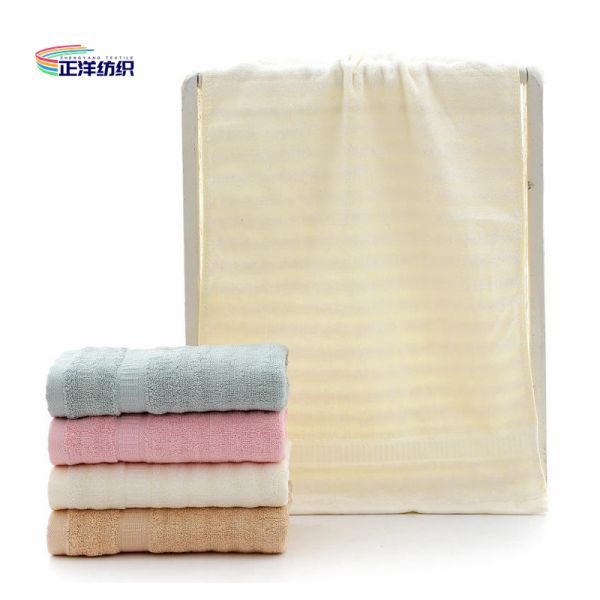 Kitchen Reusable Cloth Four Color 35x75cm 400GSM 21S Cotton Bath Towel Face Towel