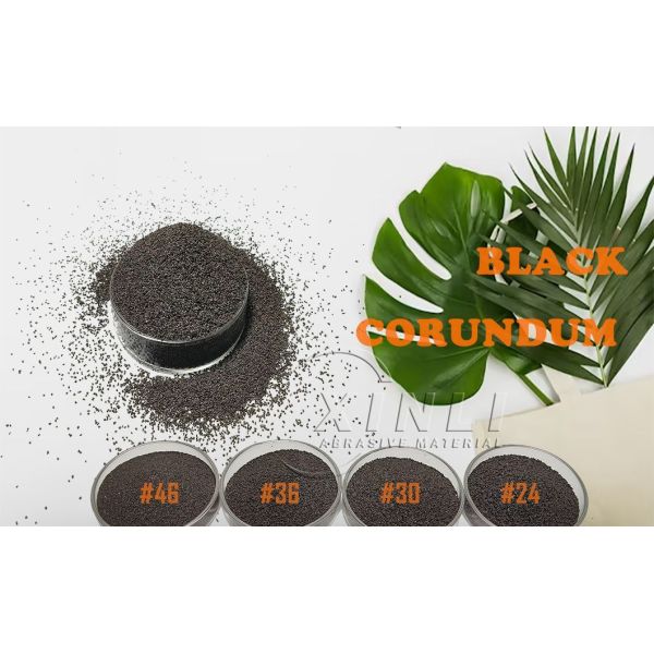 Grinding And Polishing Aluminum Oxide Sand 85% Al2O3 Black Corundum