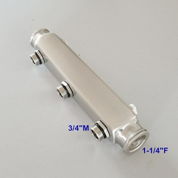 Stainless Steel 304 Water Manifolds , Water Distribution Manifold