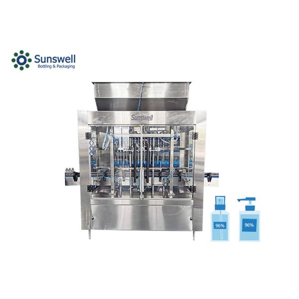 Automatic Linear 4000bph Gravity Filling Liquor  Alcohol Filling Machine