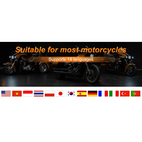 Xtruck M1 Professional Motorcycle Diagnostic Tool Handheld Operation DTC Query Live Data Stream Multi-Brand Motor Scanner