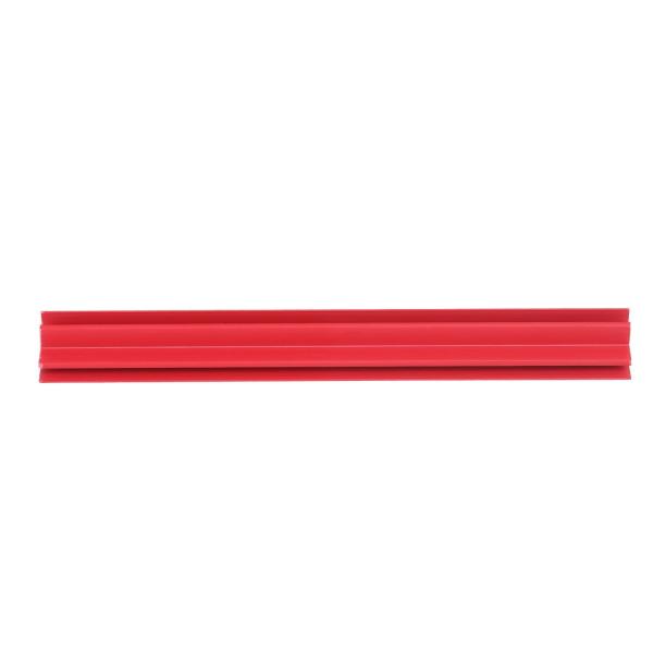 Decoration Plastic Profile Graphic Pvc Extruded Profiles Red L Angle Profile