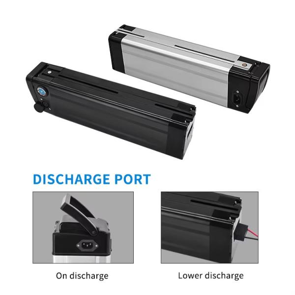 36V 24 Volt 10Ah 10.4Ah Electric Bicycle Battery Pack Lithium Ion Silver Fish