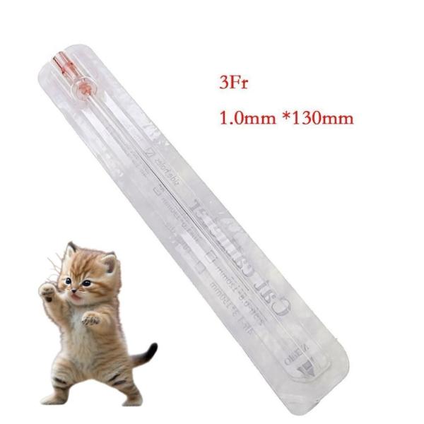 Cat catheters with Stylet and without stylet Disposables Cat Urine Catheter for Feline urological use