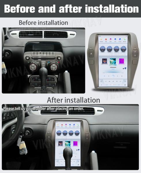 Multimedia 2 DIN Android Car Head Unit For Chevron Camaro 2010 - 2015