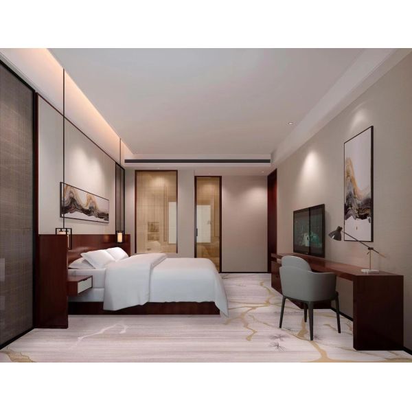 Commercial Flooring Fire Proof Wilton Carpet with Modern Style Solution Provider