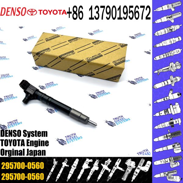 Инжектор топлива 23670-0E020 ((G4) /295040-9440 /295700-0560 Для Toyota Fortuner Hilux Revo 2.4L 2GD