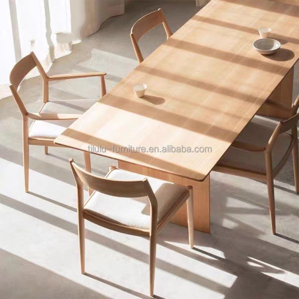 Restaurant bois salle à manger fauteuil à bras milieu du siècle design moderne bois massif emballage de courrier Y