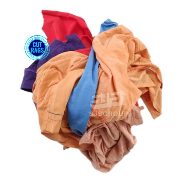 Absorbent Rags Cutting Used Clothing Cleaning Mixed Rags cotton wiping tshirt rags for cleaning