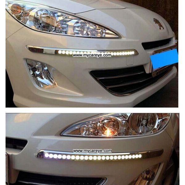 Peugeot 408 DRL LED Daytime Running Light car daylight wholesale company