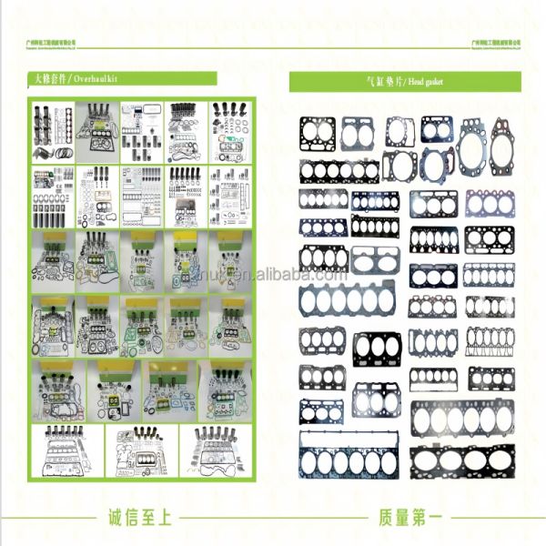404D-22 Engine Overhaul Gasket Kit With Cylinder Head for Perkins Engine Rebuild Cylinder Head Assy Engine Repair Parts