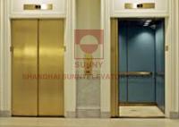 Hotel Apartment AC Drive Etched Passenger Elevator Hairline Stainless Steel