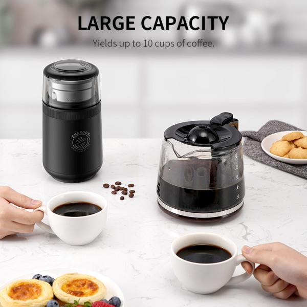 70g Battery Powered Spice Grinder SS304 Custom Logo Electric Black Pepper Grinder