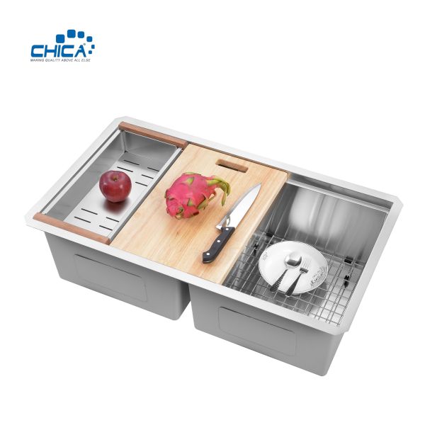 Double Bowl Kitchen Sink Stainless Steel Kitchen Sink Handmade Kitchen Sink