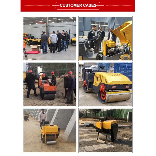 11KW Walk Behind Mini 500Kg Single Drum Hand Asphalt Small Tandem Rollers Compactor