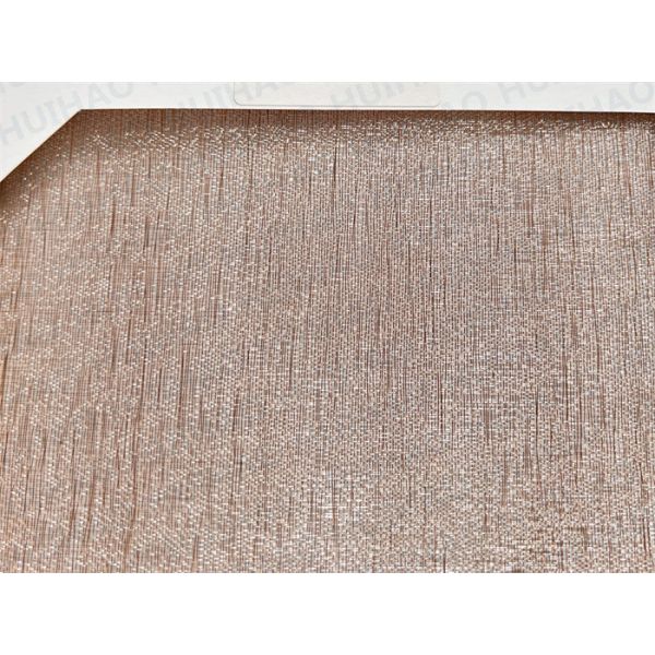 Ultra Thin Brass Woven Laminated Wire Mesh Architectural Glass