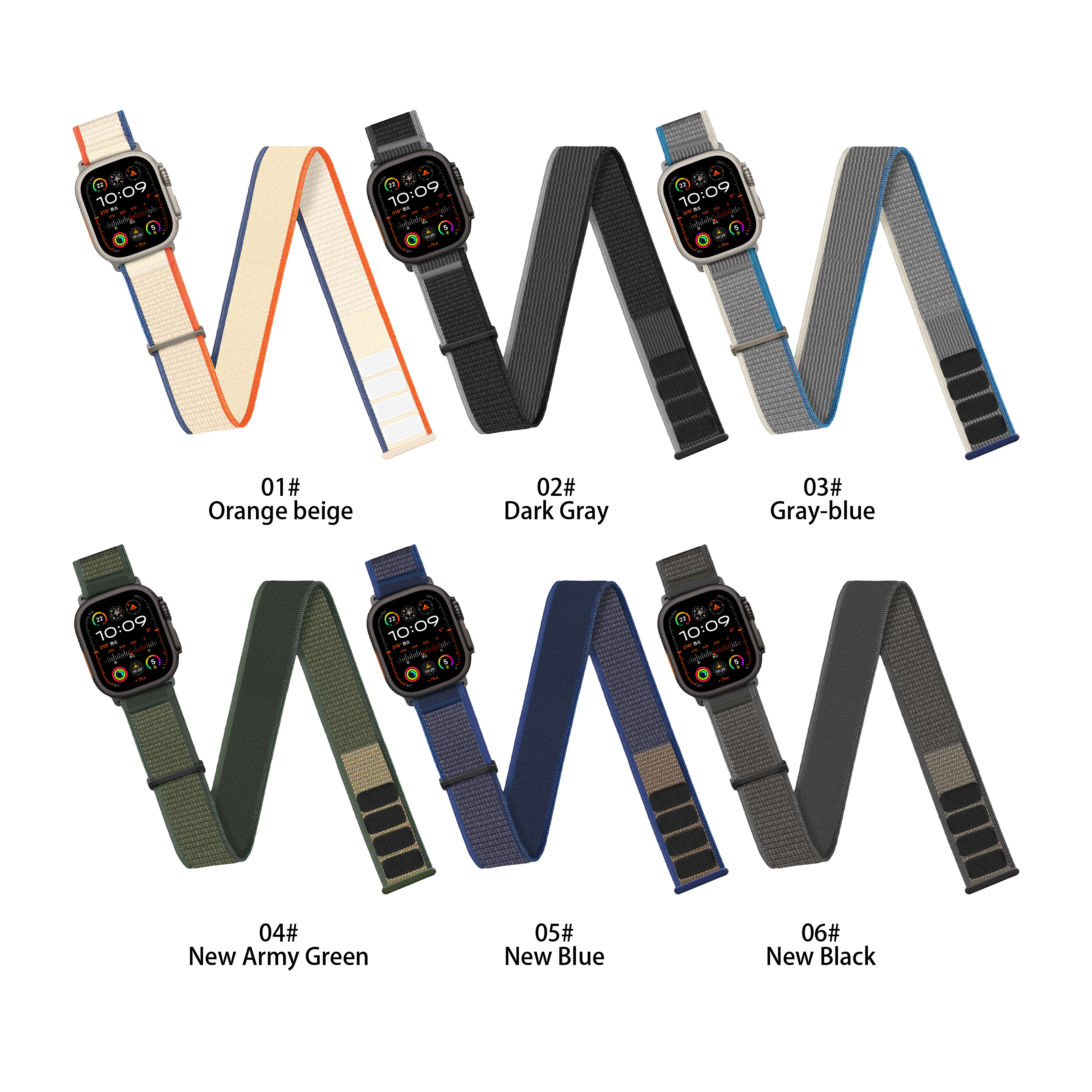 2026 Nylon Loop Band for Apple Watch Series 11 10 46mm 42mm SE 3 Ultra 2 49mm Series 9 8 45mm Soft Breathable Strap Men