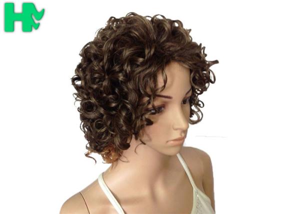 6 inch -36 inch Heat Resistant Short Curly Bob Wigs For Black Women