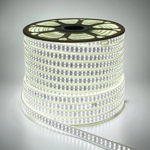 220V luz de tira conduzida flexível do brilho alto IP65 SMD 2835 impermeáveis