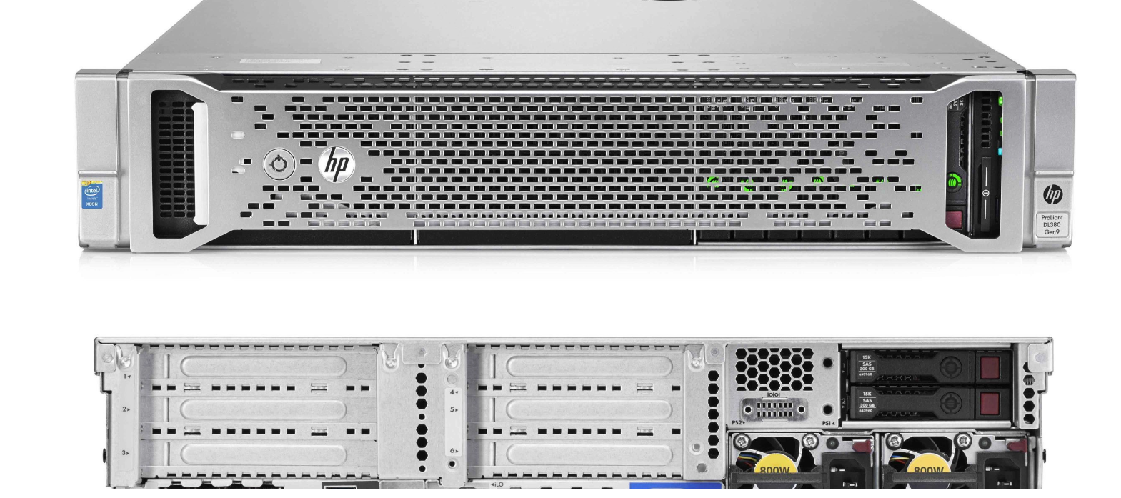 Rackmount 800W HPE Storage Server DL380 Gen9 8SFF+2SFF