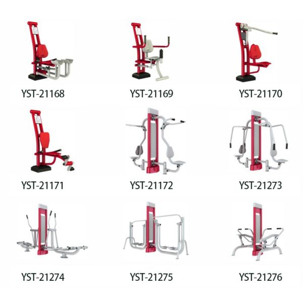 Статическое на открытом воздухе оборудования фитнеса спортзала LLDPE пластикового анти- для тренировки