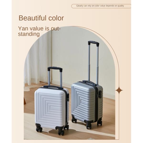 Customized Logo 14-Inch Fabric Luggage Case with Removable Wheel Airline Boarding Suitcase Spring and Autumn Travel