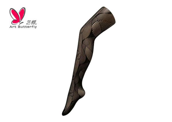 Horizontal Checks Girls Fishnet Stockings Seamless Micro Fishnet Pantyhose