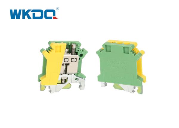 JUISLKG 16 Durable Feed Through Terminal Block Grounding Long Lifespan High Performacne