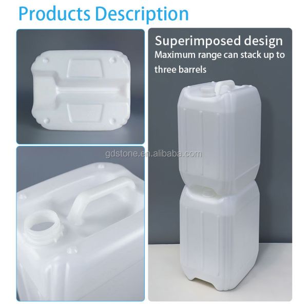 Food Level Caliber 47mm Empty HDPE Bottles 20l HDPE Container