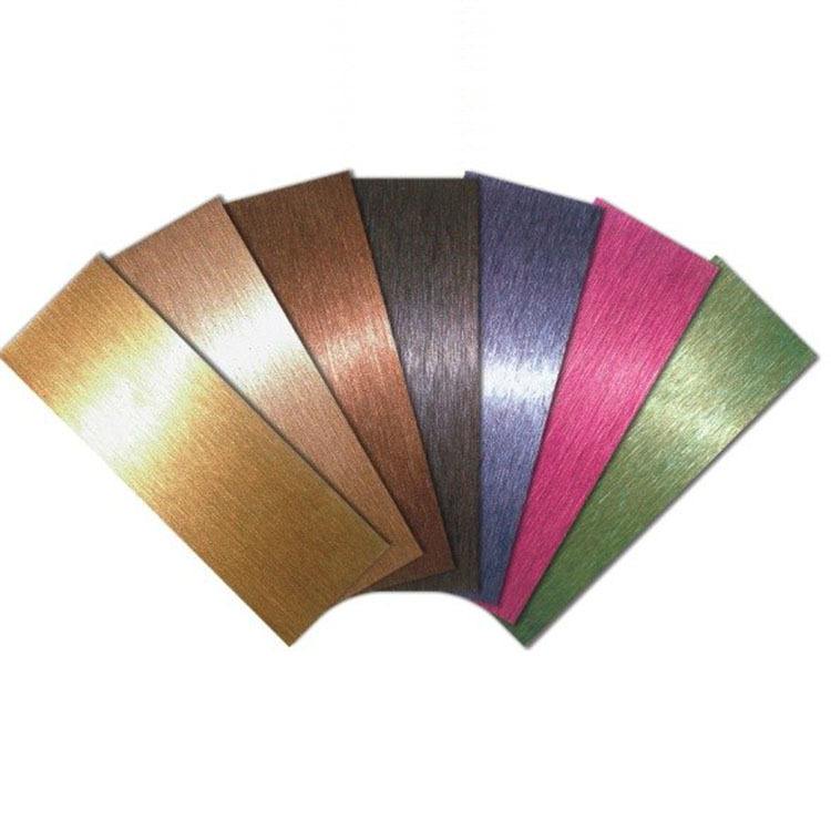 0.2mm-3mm ASTM AISI Color Stainless Steel Plate Mirror Gold Sheet Customized